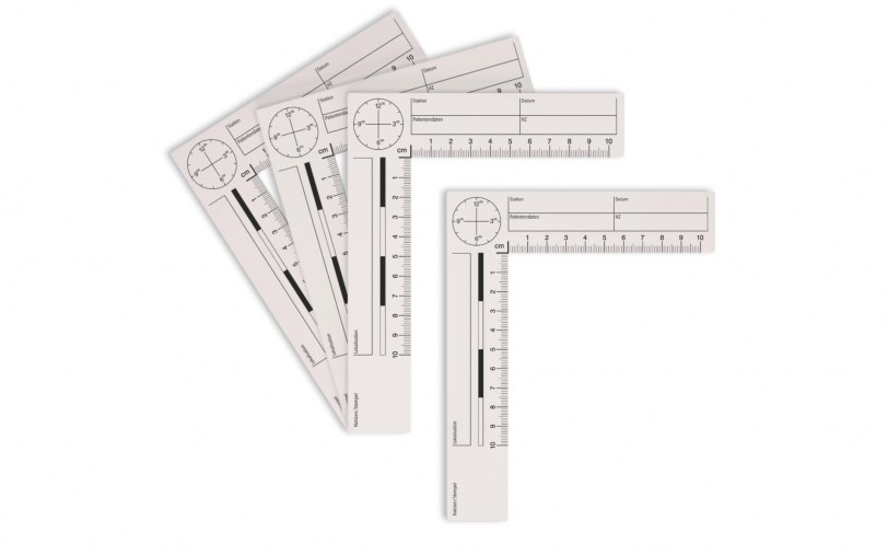 Winkel-Wundlineal neutral Bild 01
